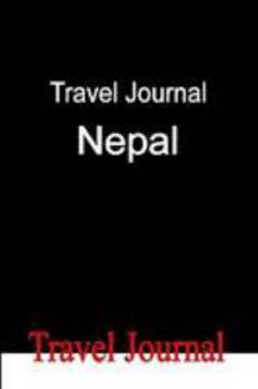 Diary Travel Journal Nepal Book