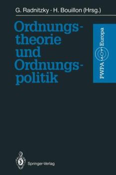 Paperback Ordnungstheorie Und Ordnungspolitik [German] Book