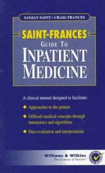 Paperback Saint-Frances Guide to Inpatient Medicine Book