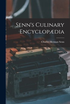 Paperback Senn's Culinary Encyclopædia Book