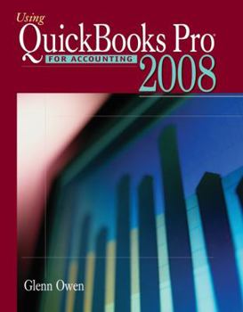 Paperback Using QuickBooks Pro 2008 for Accounting [With CDROM] Book