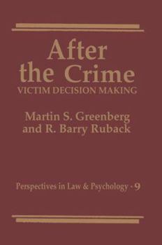 After the Crime: Victim Decision Making