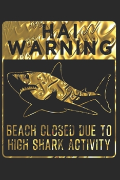 Hai Notizbuch: Hai Notizbuch die Perfekte Geschenkidee f�r Tierliebhaber und Hai Freunde. Das Taschenbuch hat 120 wei�e Seiten mit Punktraster die dich beim Schreiben oder skizzieren unterst�tzten.