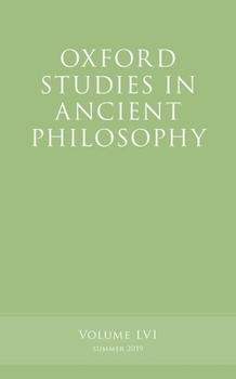 Hardcover Oxford Studies in Ancient Philosophy, Volume 56 Book