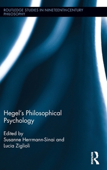 Hardcover Hegel's Philosophical Psychology Book