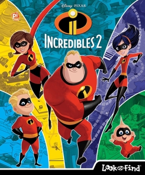 Hardcover Disney Pixar Incredibles 2: Look and Find Book