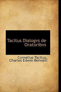 Paperback Tacitus Dialogvs de Oratoribvs Book