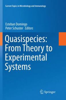 Paperback Quasispecies: From Theory to Experimental Systems Book