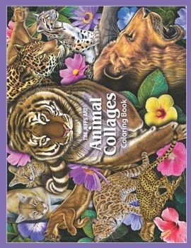 Paperback Animal Collages Coloring Book