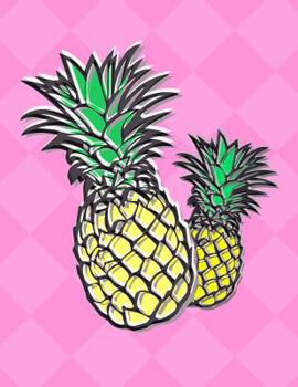 Guitar Tabs Paper Notebook: Pineapples