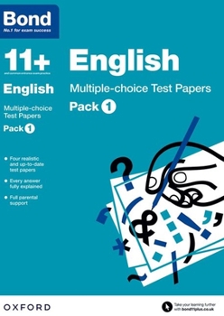 Paperback Bond 11+: English: Multiple-Choice Test Paperspack 1 Book