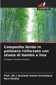 Paperback Composito ibrido in polimero rinforzato con stuoia di bambù e lino [Italian] Book