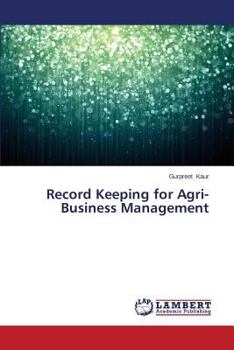 Paperback Record Keeping for Agri-Business Management Book