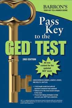 Paperback Pass Key to the GED Book