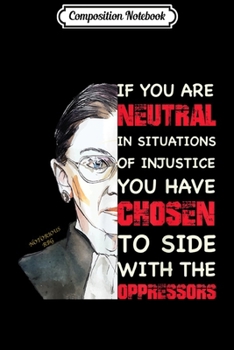 Composition Notebook: Ruth Bader Ginsburg Notorious RBG Quote Feminist Gift Journal/Notebook Blank Lined Ruled 6x9 100 Pages