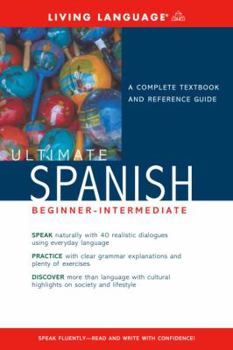 Paperback Ultimate Spanish Beginner-Intermediate (Book) [Large Print] Book
