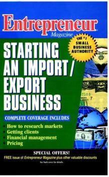 Hardcover Entrepreneur Magazine: Starting an Import / Export Business Book