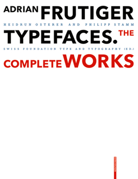 Hardcover Adrian Frutiger - Typefaces: Complete Works Book
