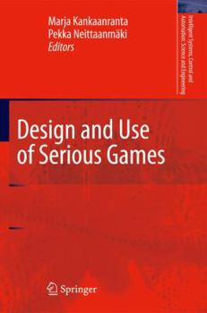 Paperback Design and Use of Serious Games Book