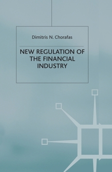 Paperback New Regulation of the Financial Industry Book