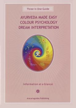 Wall Chart Ayurveda Made Easy Guide: Colour Psychology Dream Interpretation Book