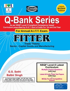 Paperback Up-Todate Q-Bank Fitter (Mcq Sol. Paper)(Nsqf - 5 Syll.) 1st & 2nd Yr. Book