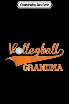 Paperback Composition Notebook: Volleyball Grandma Journal/Notebook Blank Lined Ruled 6x9 100 Pages Book