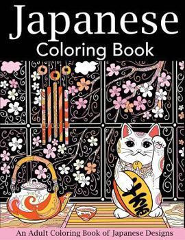 Paperback Japanese Coloring Book