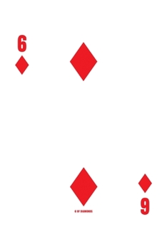 Paperback 6 Of Diamonds: Poker Card 5x5 Graph Paper Notebook With .20" x .20" Squares For Work, Home Or School. 6 x 9 Notepad Journal For Math, Book