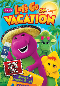 DVD Barney: Let's Go On Vacation Book