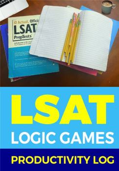 Spiral-bound LAW SCHOOL EXAM Logic Games Productivity Log : (FOOLPROOF TRACKER) Ability To Repeat Games Until TARGET TIME IS ACHIEVED Book