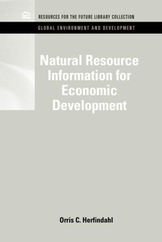 Hardcover Natural Resource Information for Economic Development Book