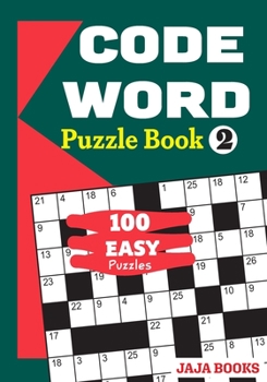 Paperback CODE WORD Puzzle Book 2 [Large Print] Book