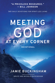 Paperback Meeting God at Every Corner: 365 Daily Devotions for Spirit-Led Living Book