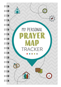 Spiral-bound My Personal Prayer Map Tracker - Slate Book