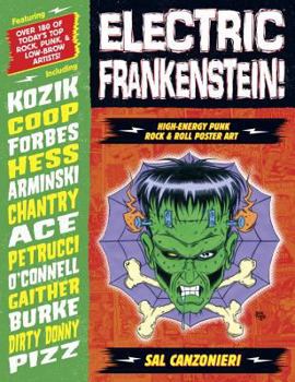 Paperback Electric Frankenstein!: High-Energy Punk Rock & Roll Poster Art Book