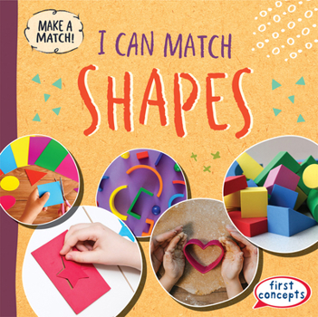 Paperback I Can Match Shapes Book