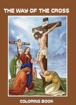 Paperback The Way of the Cross Coloring Book