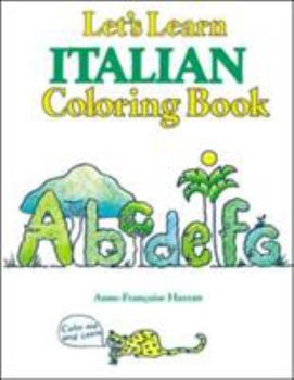 Paperback Let's Learn Italian Coloring Book