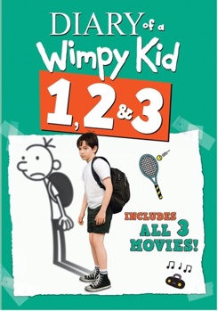 DVD Diary of a Wimpy Kid: 1, 2, & 3 Book