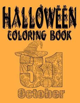 Paperback Halloween Coloring Book: A Coloring Book for Relaxation and Meditation Book