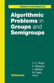 Paperback Algorithmic Problems in Groups and Semigroups Book