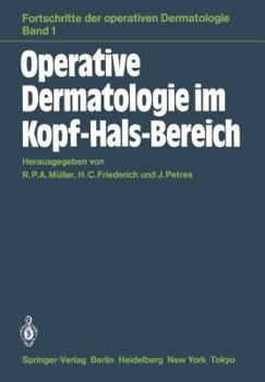 Paperback Operative Dermatologie Im Kopf-Hals-Bereich [German] Book