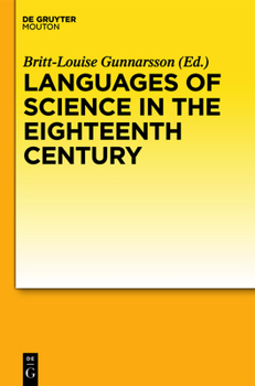 Hardcover Languages of Science in the Eighteenth Century Book