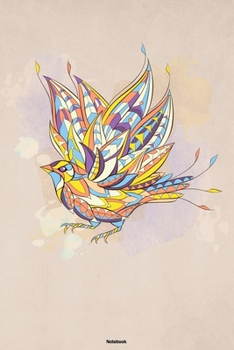 Notebook: Bird Polygon Animal Journal Abstract Geometric Pattern Composition Book Colorful Shapes Gift