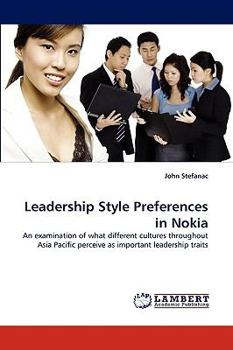 Paperback Leadership Style Preferences in Nokia Book