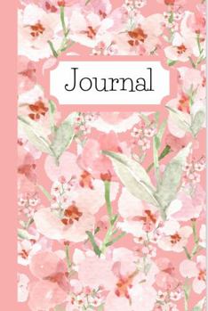 Paperback Pastel Flower Journal: Pastel Flower Journal Book