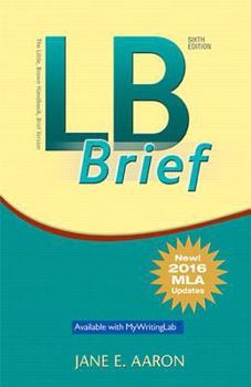 Paperback LB Brief [untabbed Version] the Little Brown Handbook, Brief Version, MLA Update Book