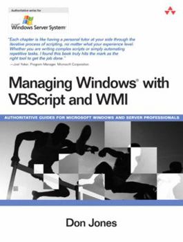 Paperback Managing Windows with VBSCript and WMI [With CDROM] Book