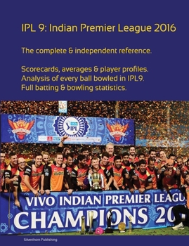 Paperback Ipl9: Indian Premier League 2016 Book
